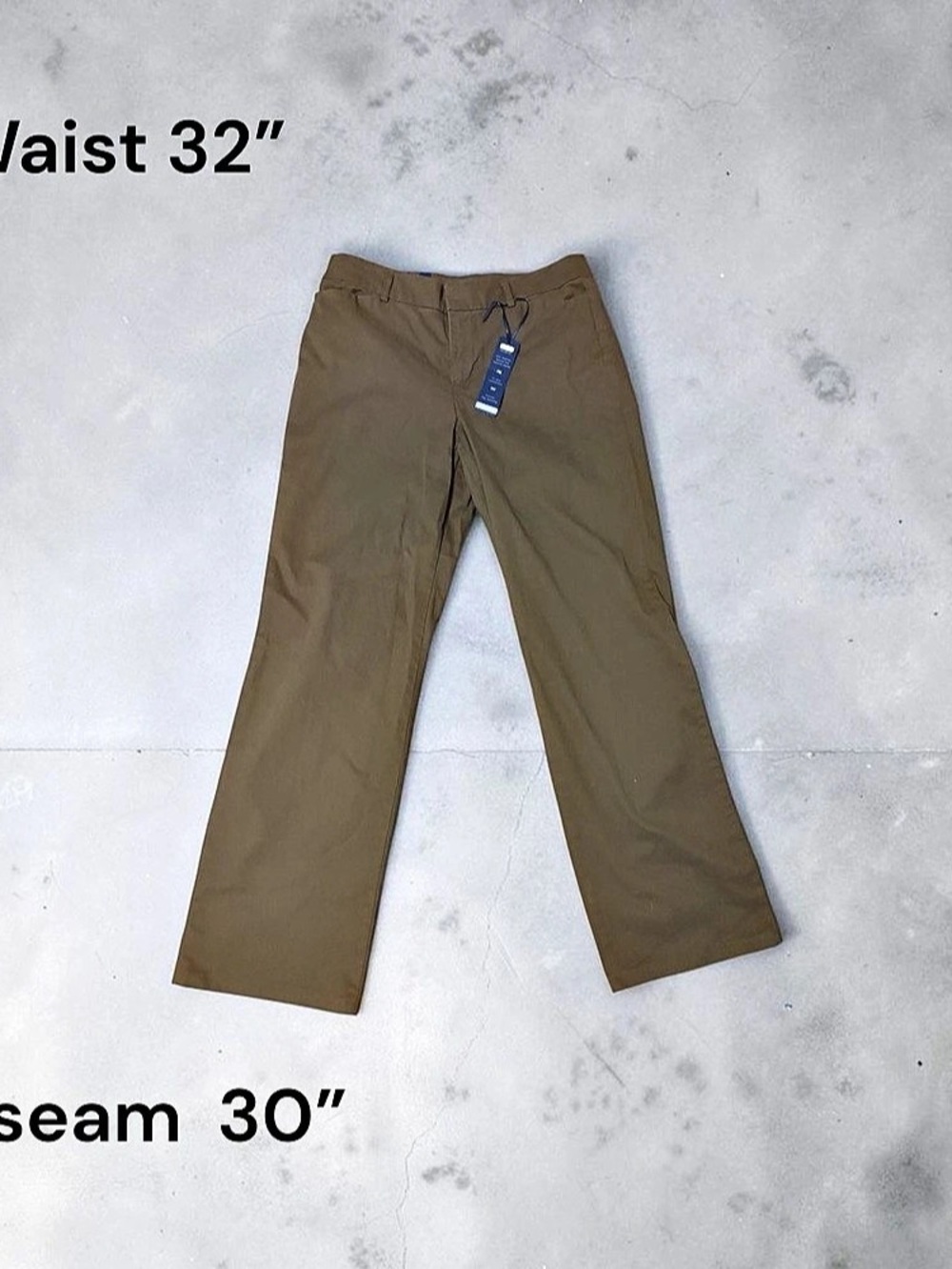 Bandolino Nicole Bootcut Pants in Brown Waist 32 NWT